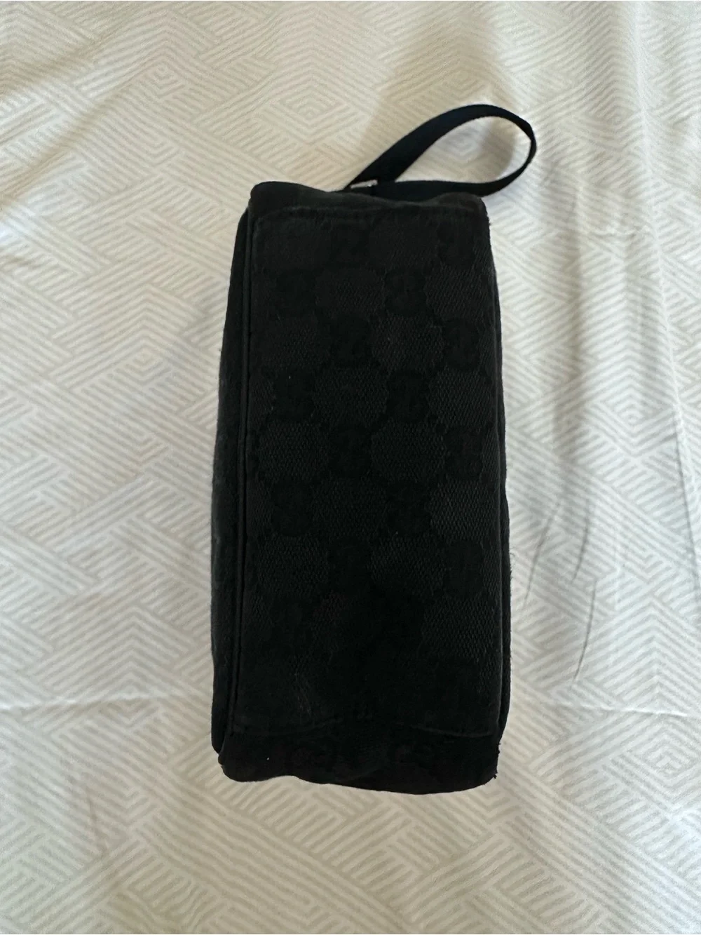 Gucci Black Monogram Crossbody Bag